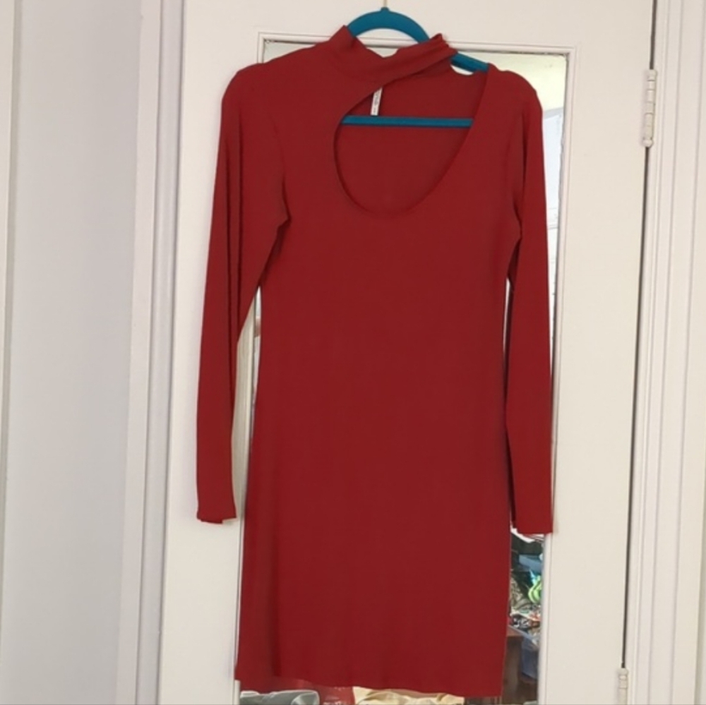 2/$14 Urban Outfitters Cut out Dress Red, Large